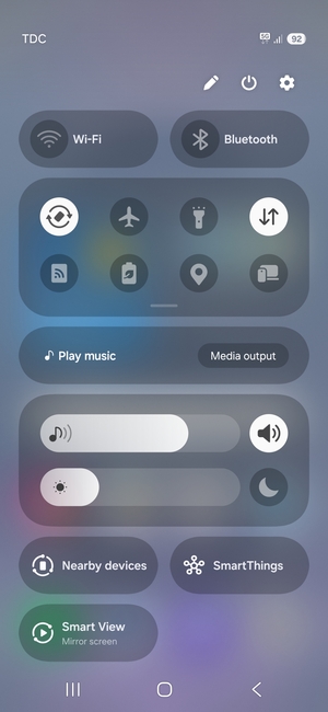 Select Sound to change to vibration mode