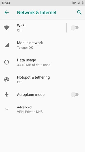 Select Mobile network