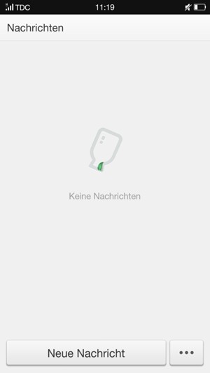 Wählen Sie die Menü-Taste