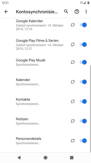 Ihre Kontakte von Google werden nun auf Ihr Handy synchronisiert