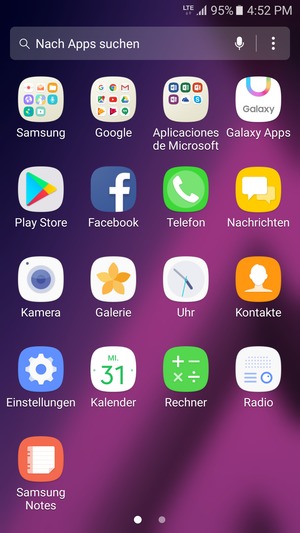 Wählen Sie Einstellungen
