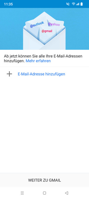 Wählen Sie E-Mail-Adresse hinzufügen