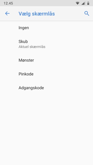 Vælg Mønster