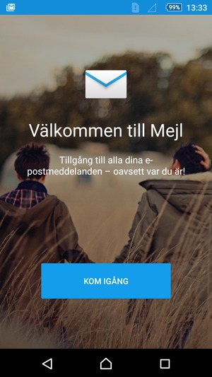 Välj KOM IGÅNG