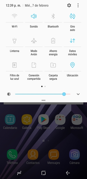 Desactive Ubicación