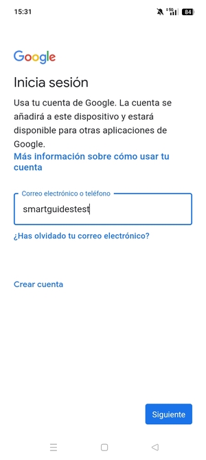 Introduzca su contraseña y seleccione Siguiente