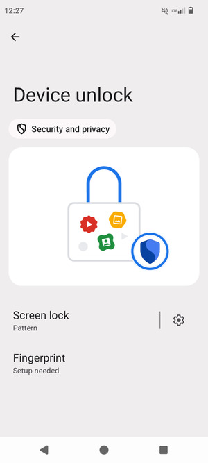 Your phone is now secure with a screen lock