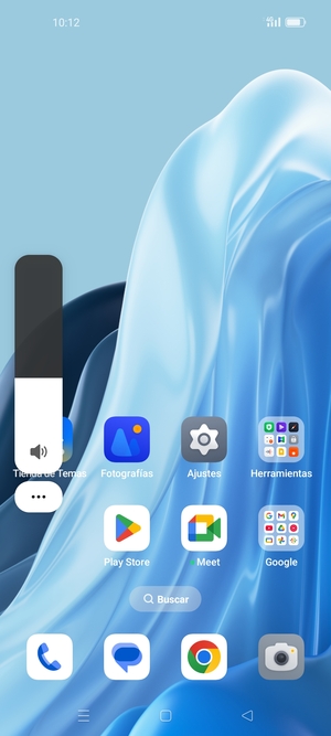 Seleccione Sonido para cambiar al modo de silencio
