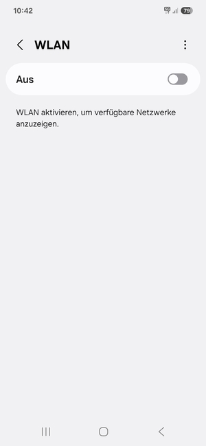 Schalten Sie WLAN ein
