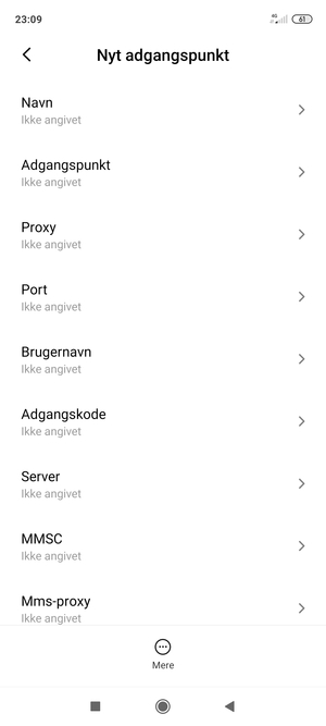 Indtast MMS-oplysninger