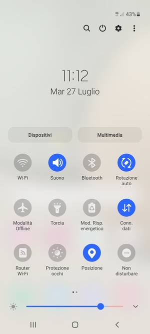 Disattiva Posizione