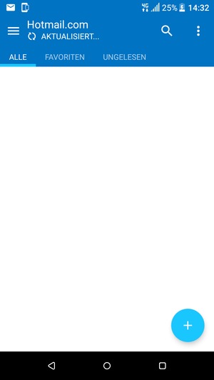 Ihr Hotmail Konto ist einsatzbereit