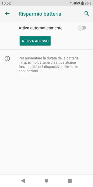 Seleziona ATTIVA ADESSO