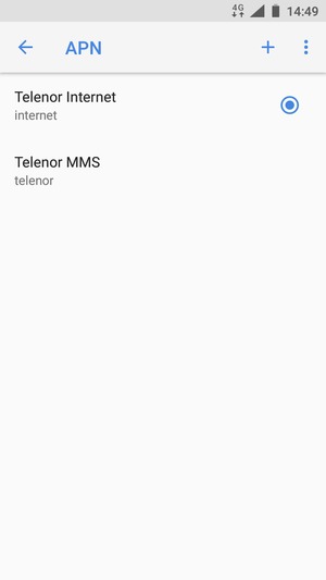 Seleziona il tasto Menu