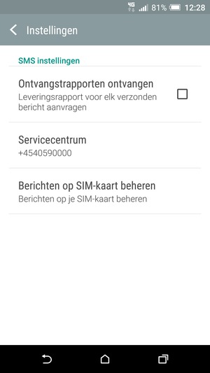 Selecteer Servicecentrum