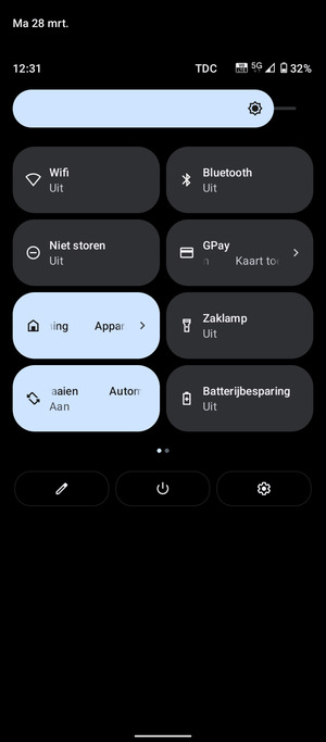 Pas helderheid aan op het vereiste niveau