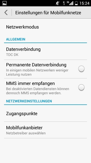Wählen Sie Zugangspunkte