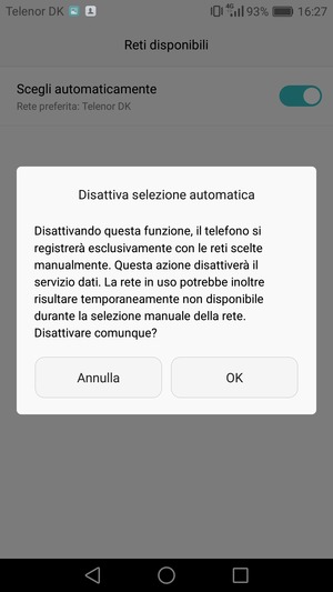 Seleziona OK