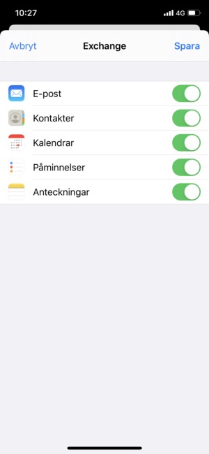Välj Spara