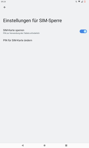 Wählen Sie PIN für SIM-Karte ändern