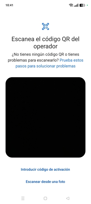 Escanea el código QR