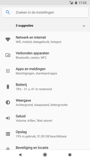 Selecteer Netwerk en internet