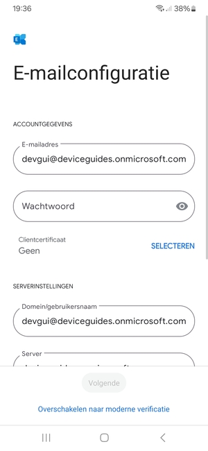 Voer uw wachtwoord in
