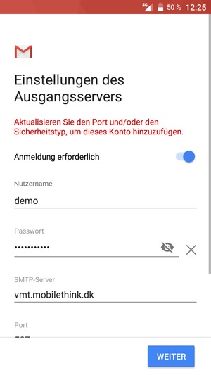 Schalten Sie Anmeldung erforderlich aus