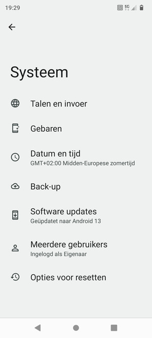 Selecteer Software updates
