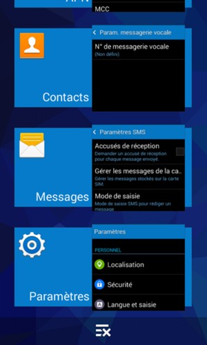 Sélectionnez l'icône Supprimer pour fermer toutes les applis en cours d'exécution
