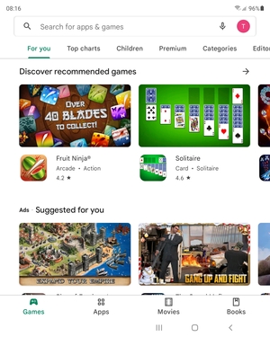 Select the Search bar