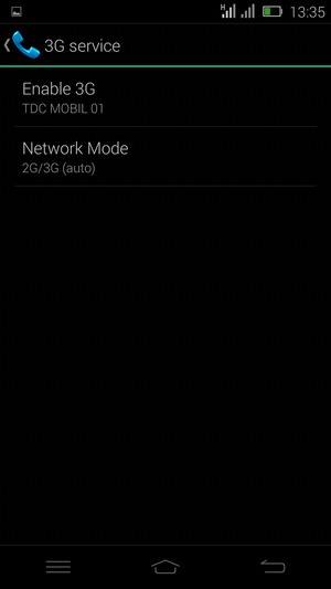 Select Network Mode