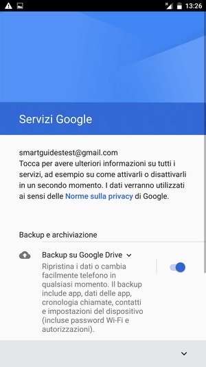Seleziona ALTRO