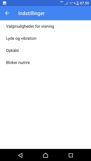 Vælg Opkald