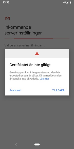 Välj Avancerat