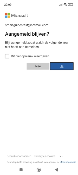 Selecteer uw voorkeursoptie