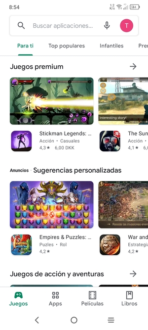 Select the search bar
