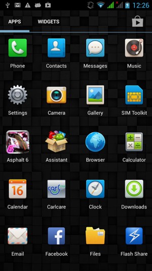 Select Settings