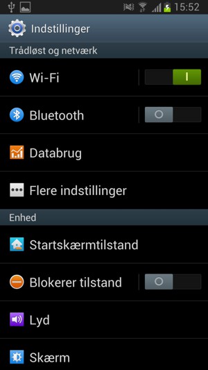 Vælg Flere indstillinger