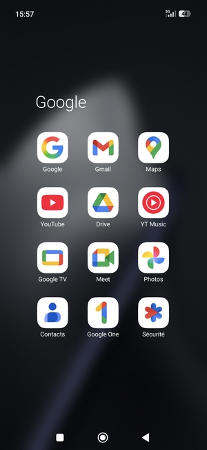 Sélectionnez Gmail