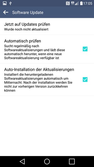 Wählen Sie Jetzt auf Updates prüfen