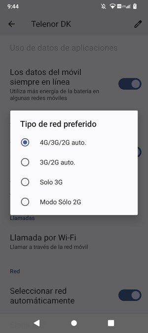 Seleccione su opción preferida