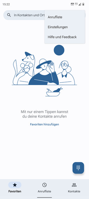 Wählen Sie Einstellungen