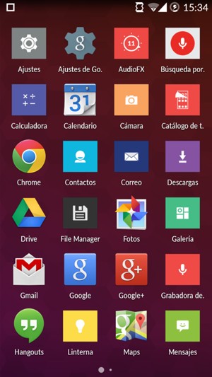 Desplácese y seleccione Ajustes