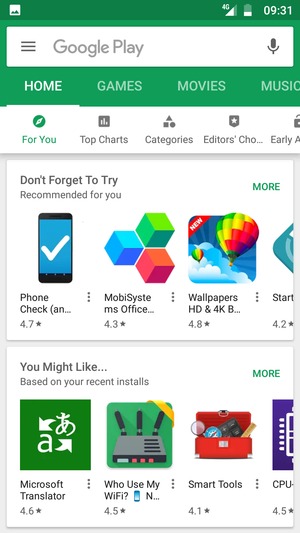 Select the Search bar