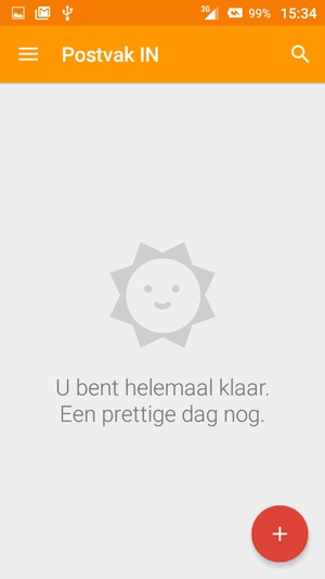 Uw account is klaar voor gebruik