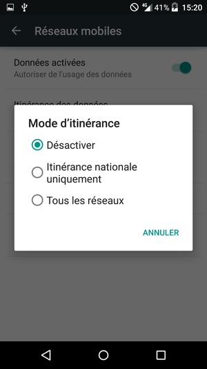 Sélectionnez votre option préférée