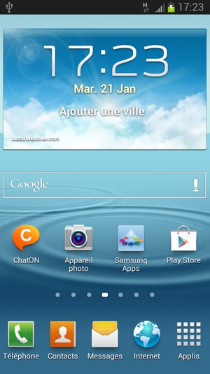 Sélectionnez Applis