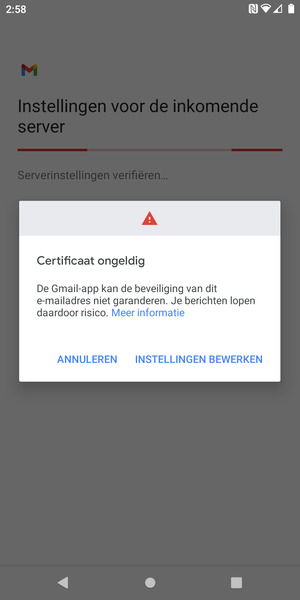 Selecteer INSTELLINGEN BEWERKEN