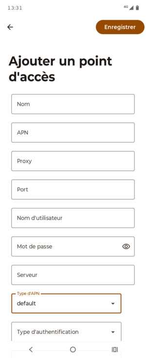 Sélectionnez Enregistrer